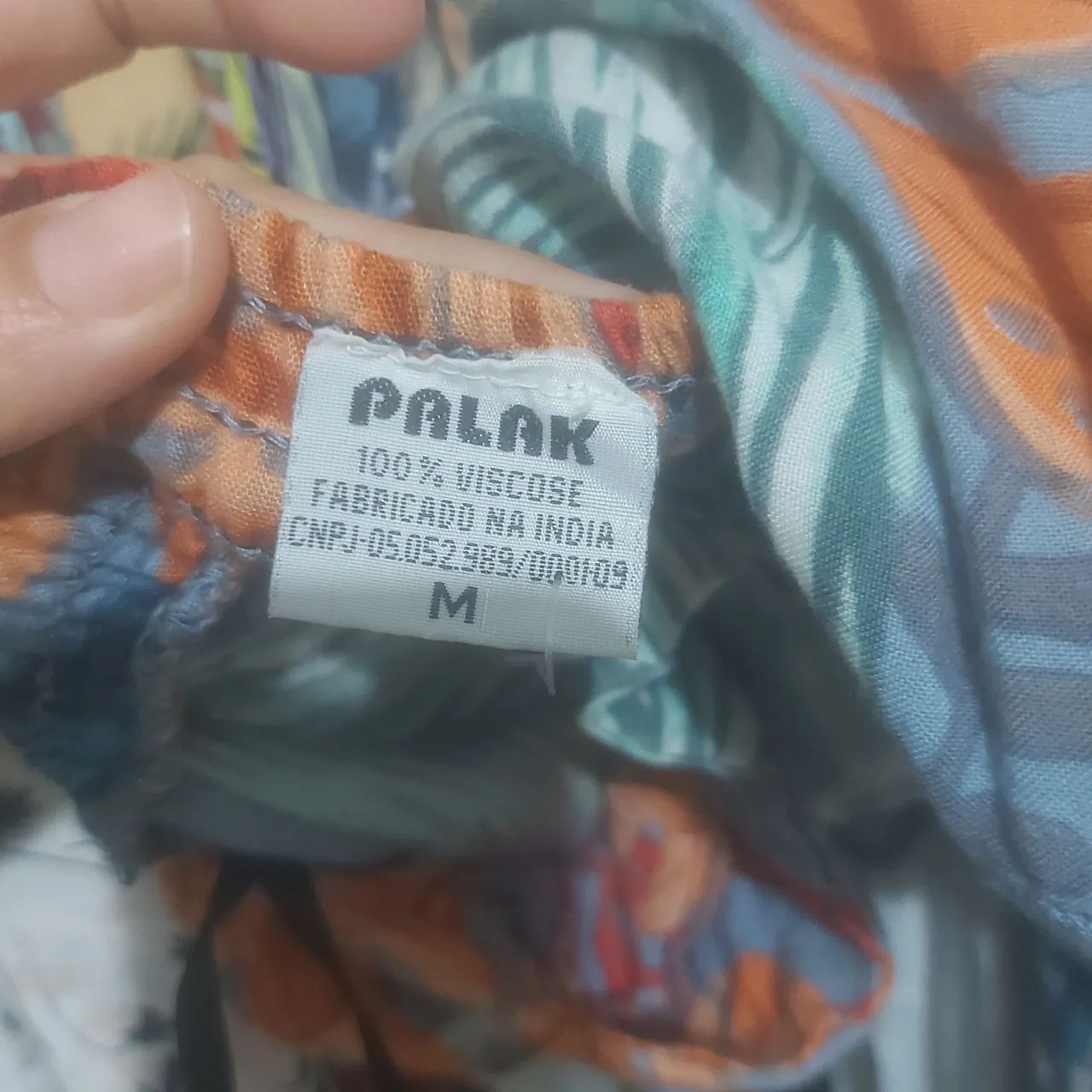 CALÇA  PANTALONA PALAK ESTAMPADA - TAMANHO  M