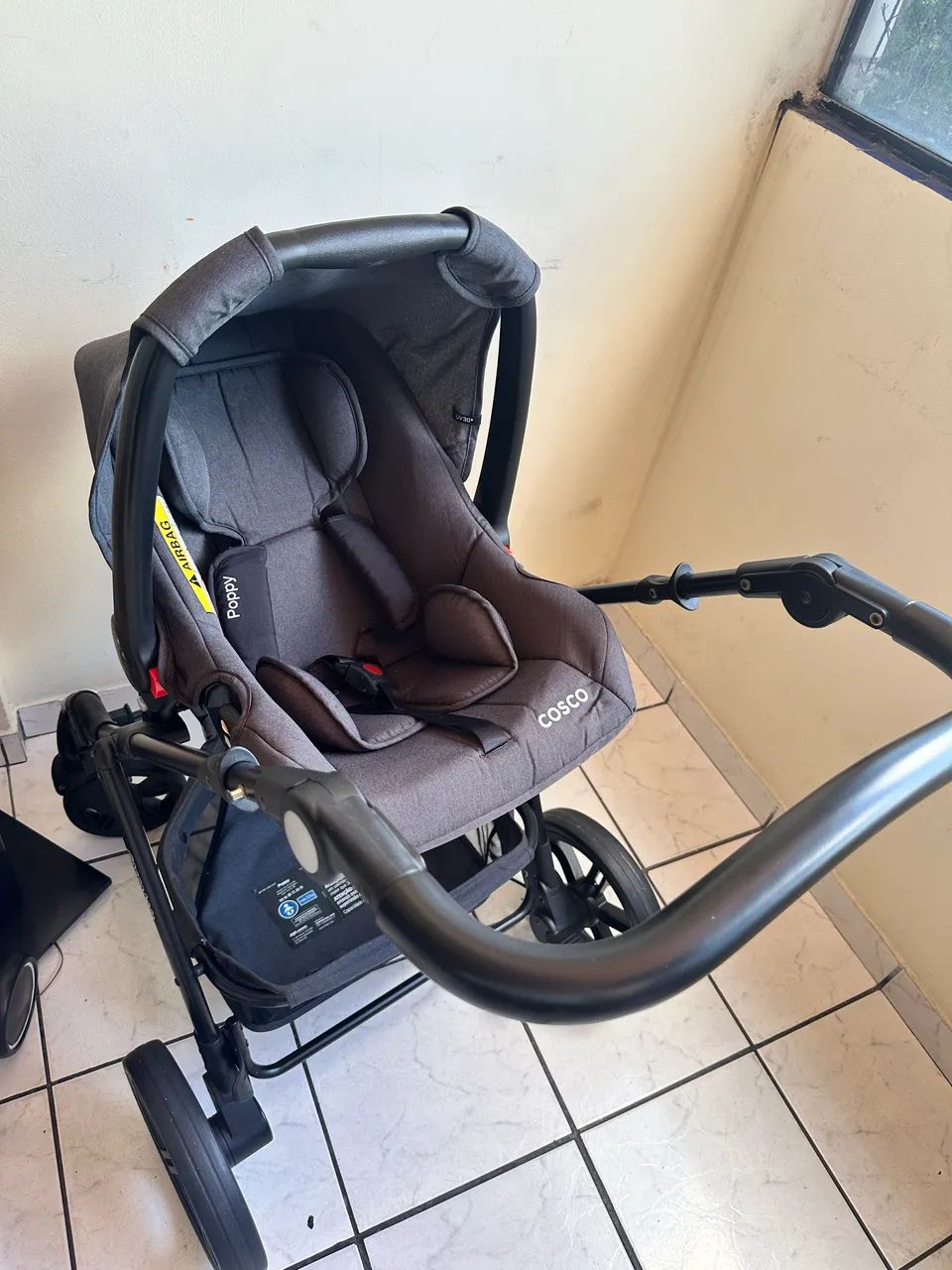 Carrinho de Bebê Moisés + Bebê conforto  - Foto 3