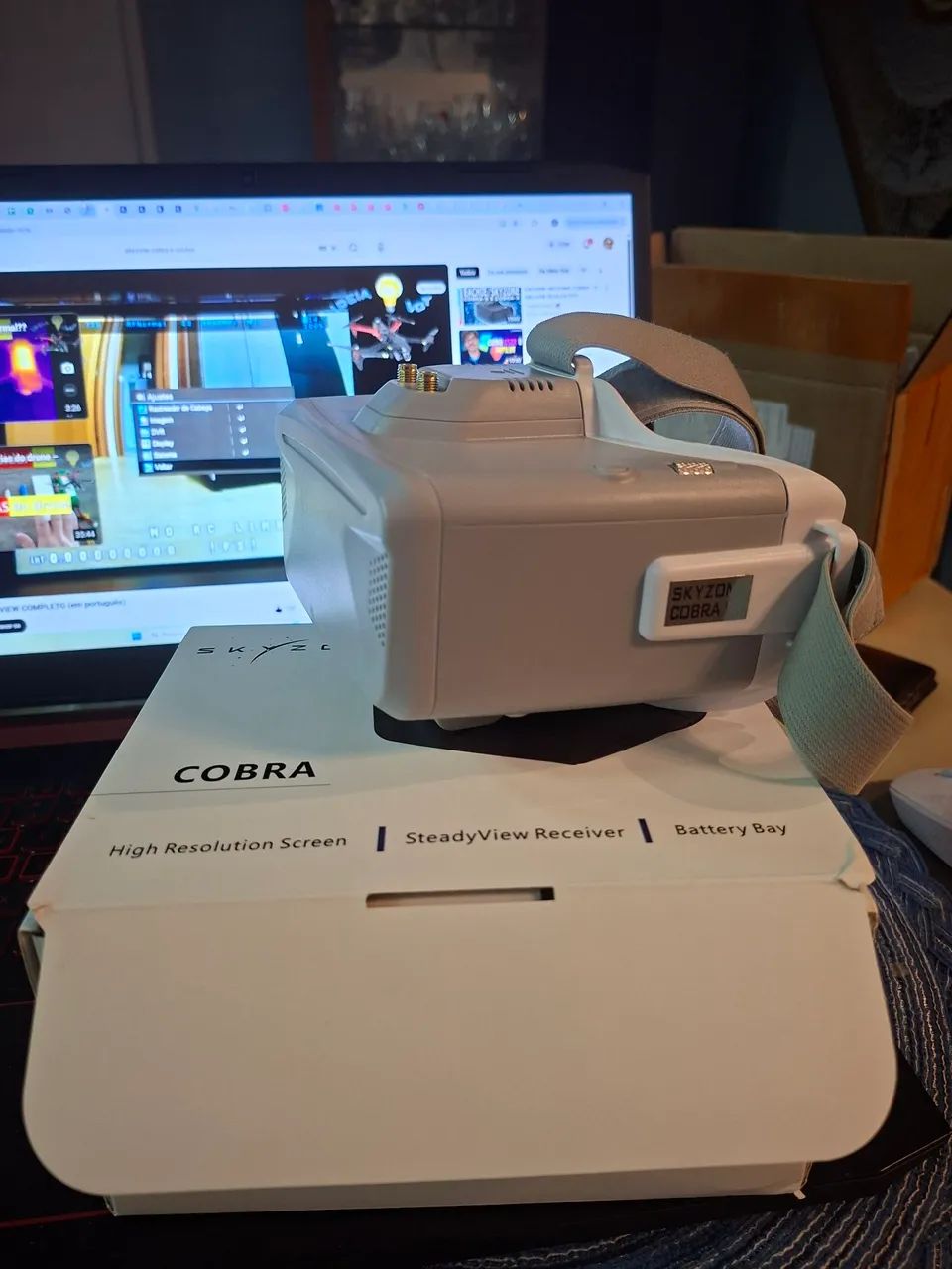 Óculos fpv skyzone cobra sd