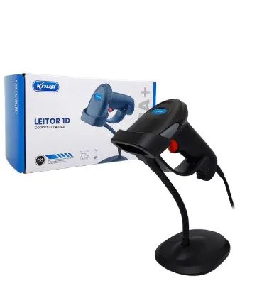 Leitor De Codigo De Barras Com Suporte Knup Kp-1017a - Foto 2