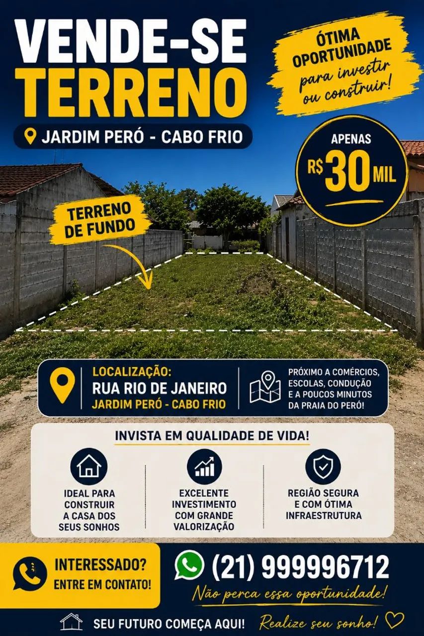 Terreno de Fundo (Cabo frio)