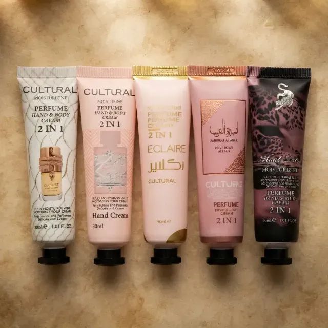 Kit 5 Cremes Hidratantes Perfumados Para Mãos E Corpo 30ml