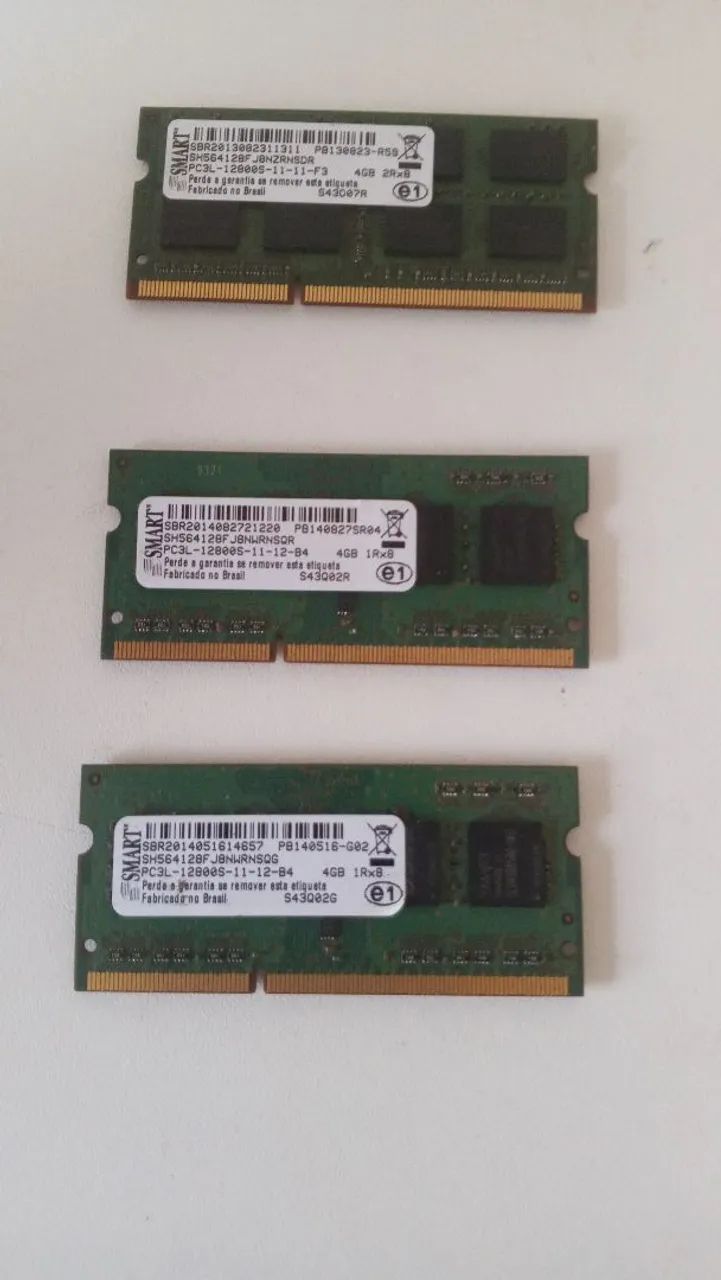Memória Ram Ddr3 PC3L 4GB