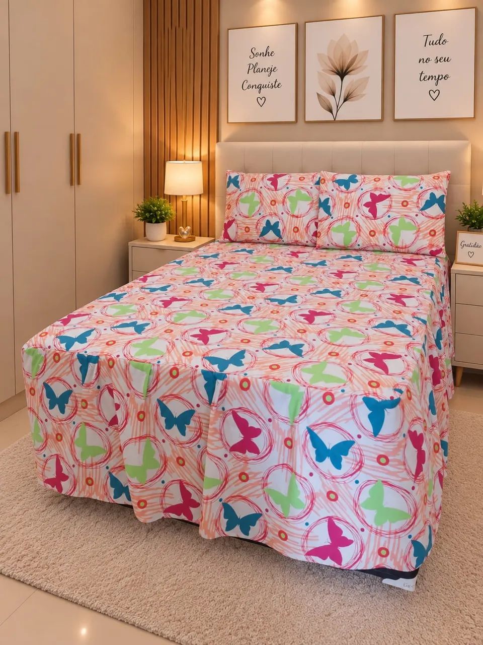 COLCHA DE CAMA ESTAMPADA CASAL, QUEEN, KING. NOVA - Foto 2