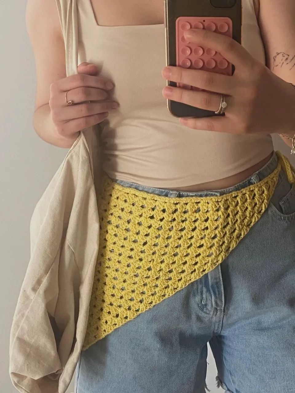 Bandana/top de crochê  - Foto 2