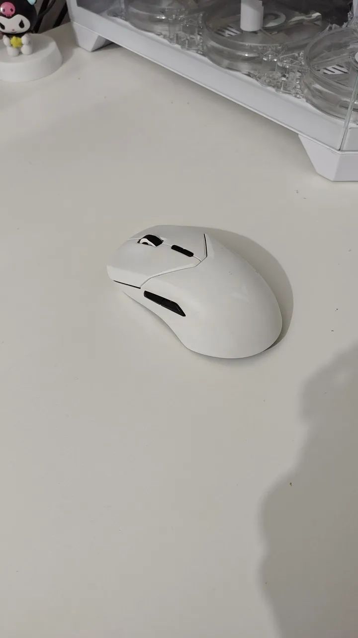 Kit teclado e mouse gamer branco 