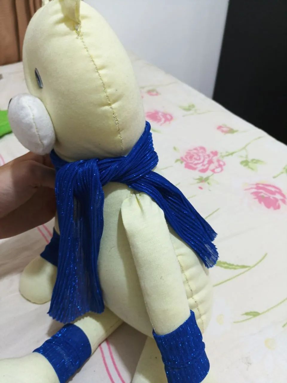 Urso articulado com algodão  - Foto 2