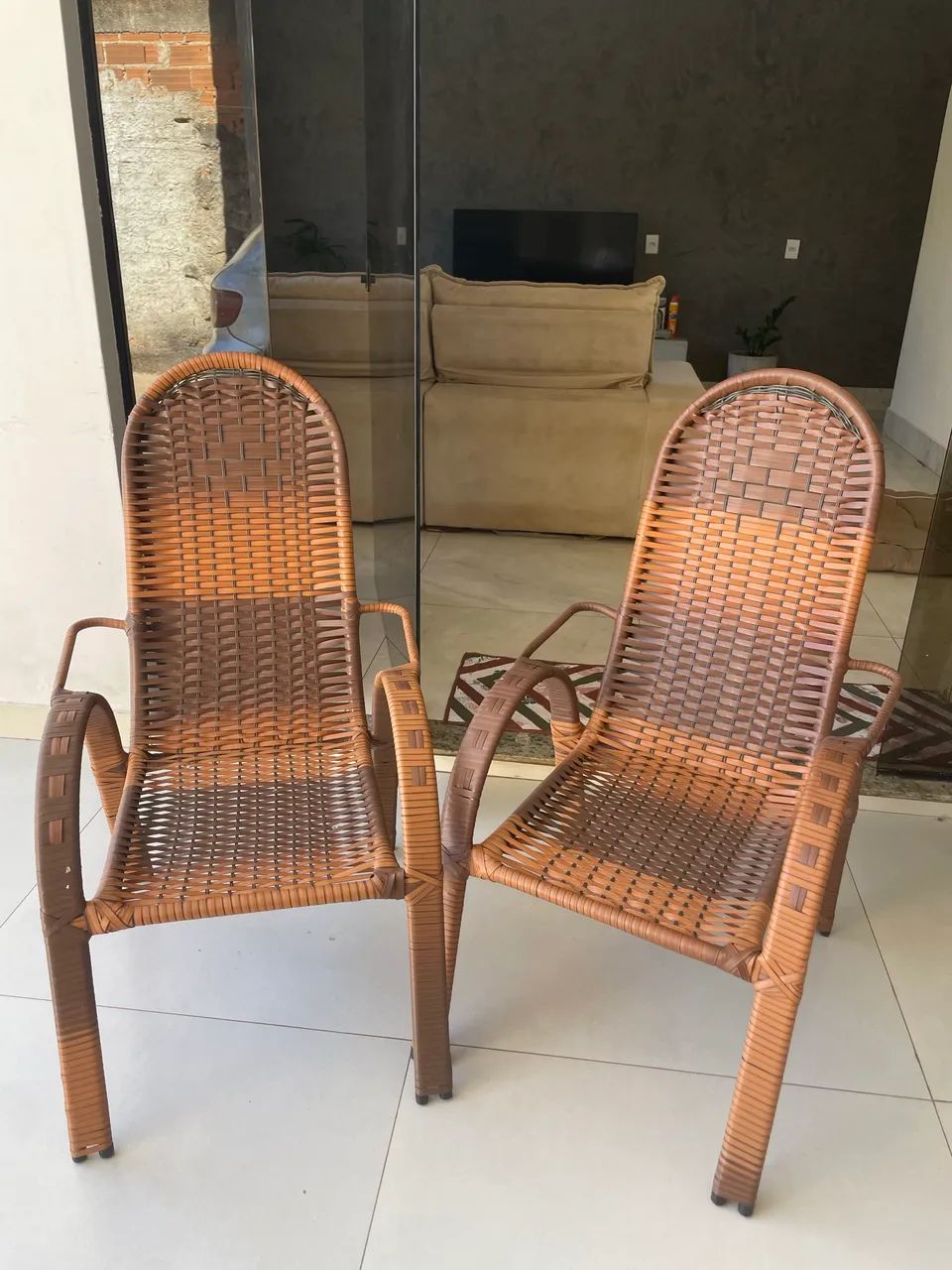 Conjunto cadeira de fibra - Foto 5