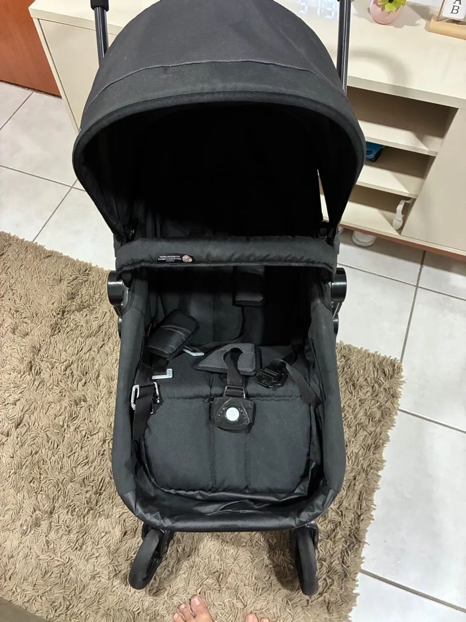 Carrinho de bebê com bebe conforto e base. Galzerano - Foto 3