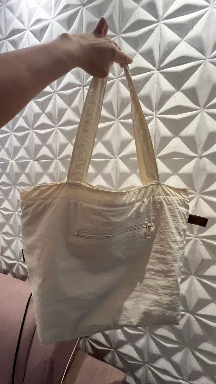 Bolsa Tote Bag Off White NOVA - Foto 3