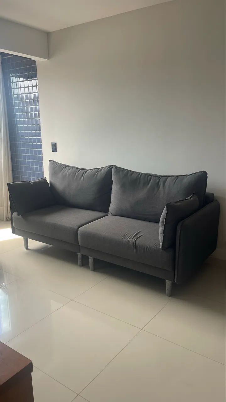 Sofá em linho