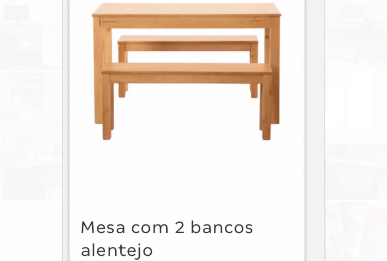 Conjunto Mesa Jantar Tok Stok - Foto 3