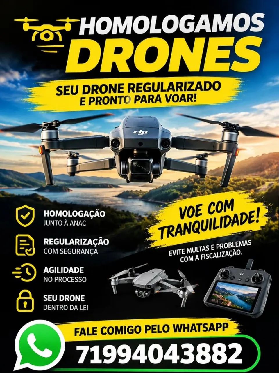 Homologação de drone 