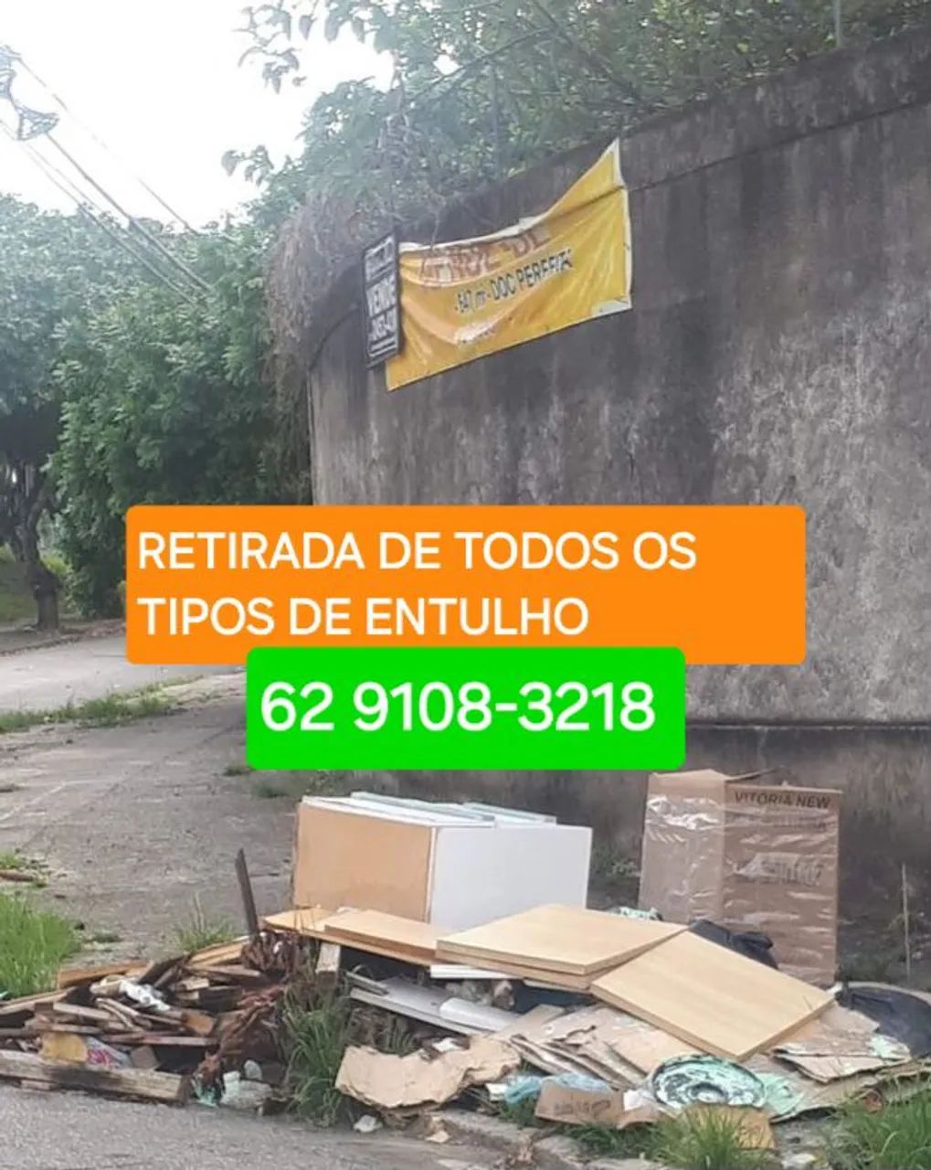 Preço a combinar retirada de entulhos