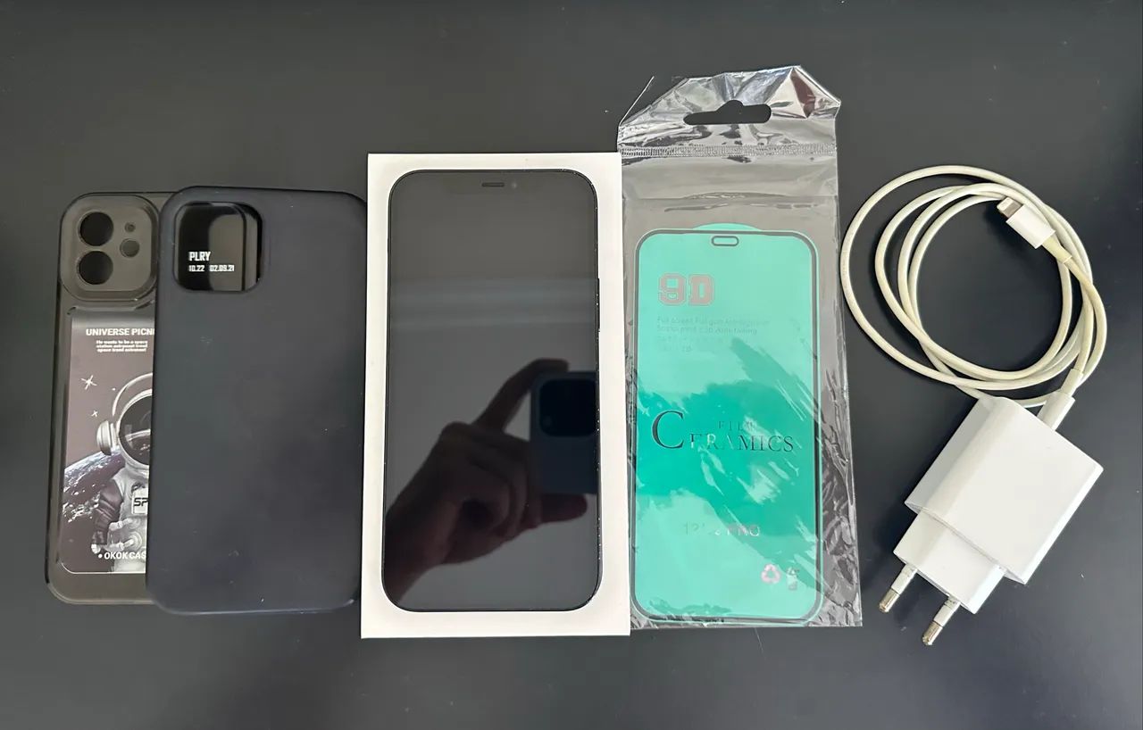 Kit completo Original iPhone 12 128Gb Preto