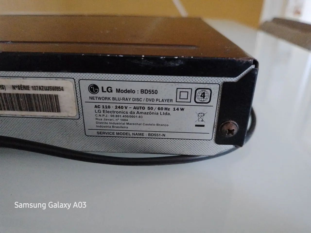 Blu-ray Player LG modelo BP550 - Foto 4