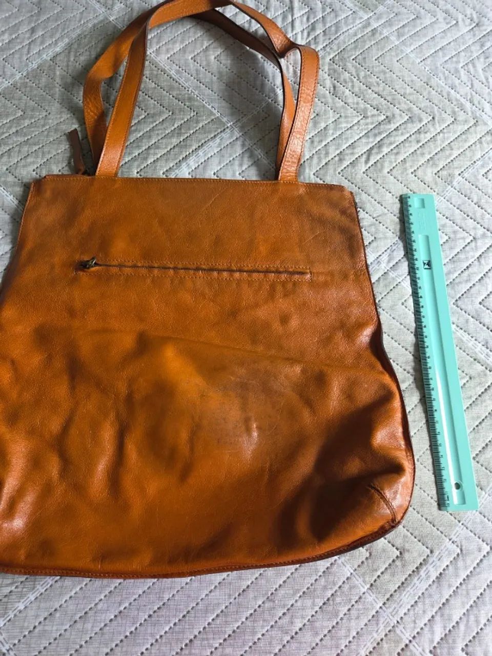 Bolsa feminina na cor caramelo - Foto 5