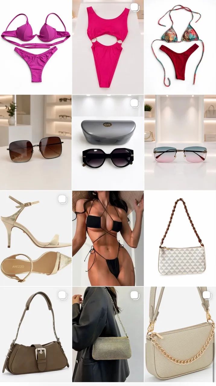 Moda linda com preço de brechó 