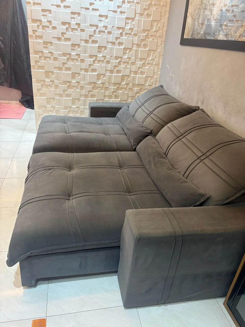 Sofá Retrátil moderno barato - Foto 3