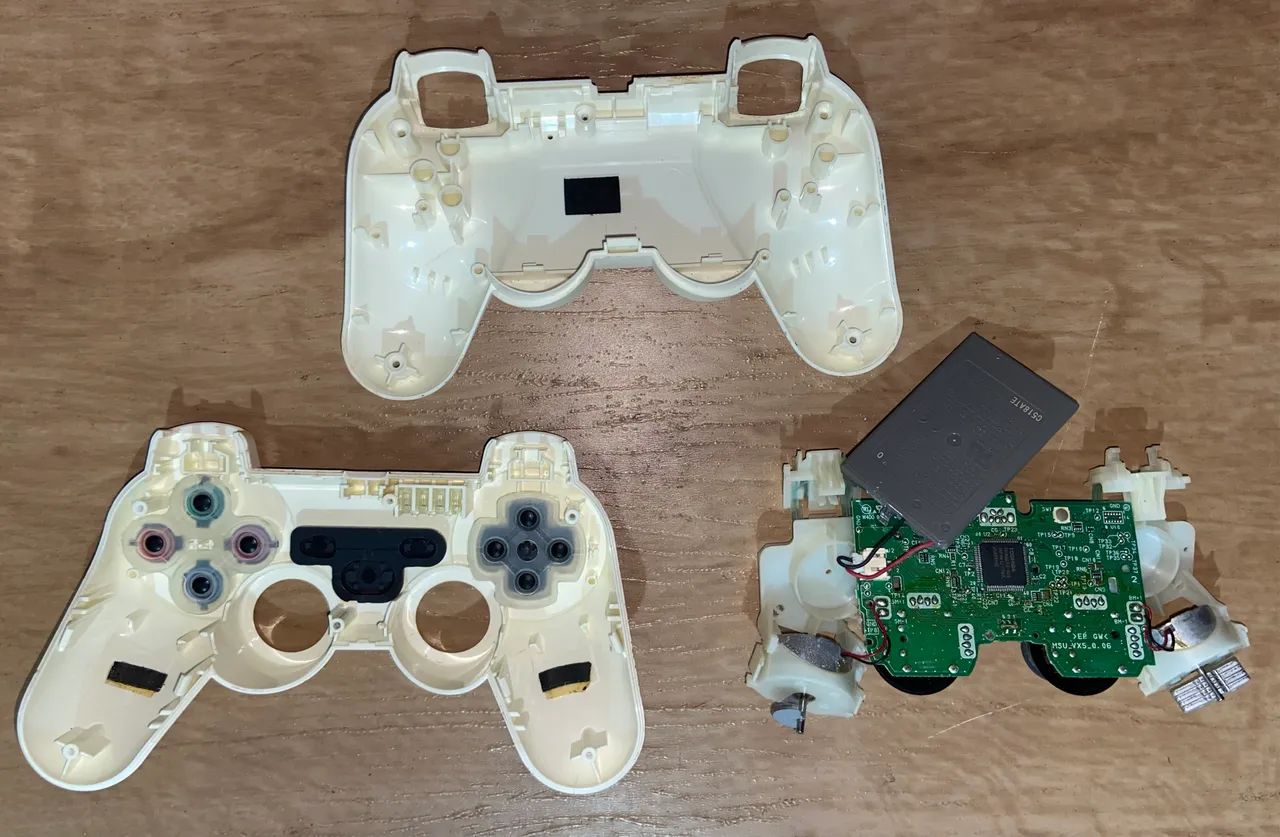 Controle de PlayStation 3 branco original, funcionando 100% - Foto 5