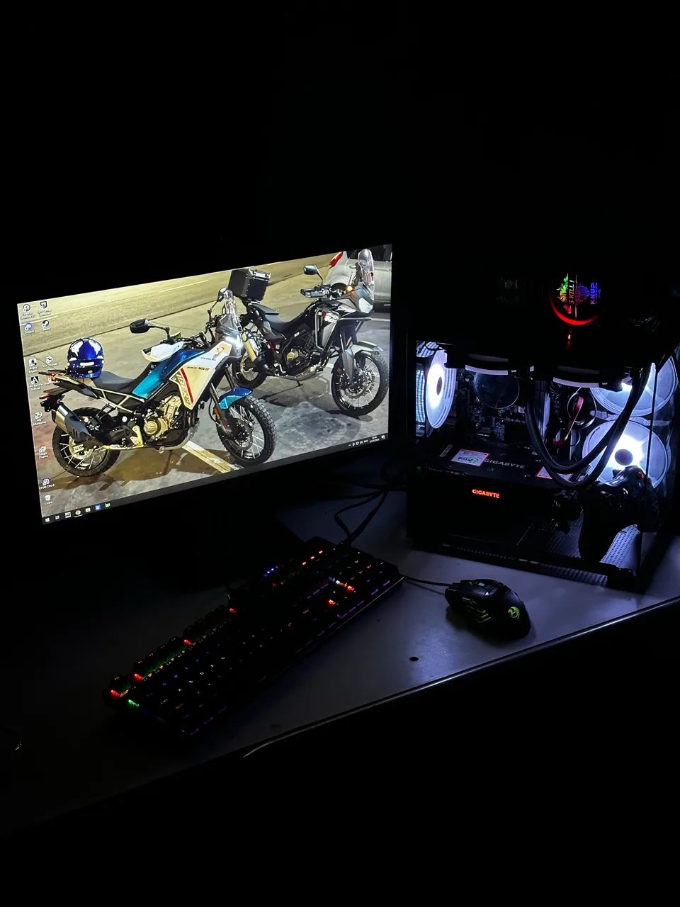 PC GAMER COMPLETO XEON 2650v416GB/RX 570