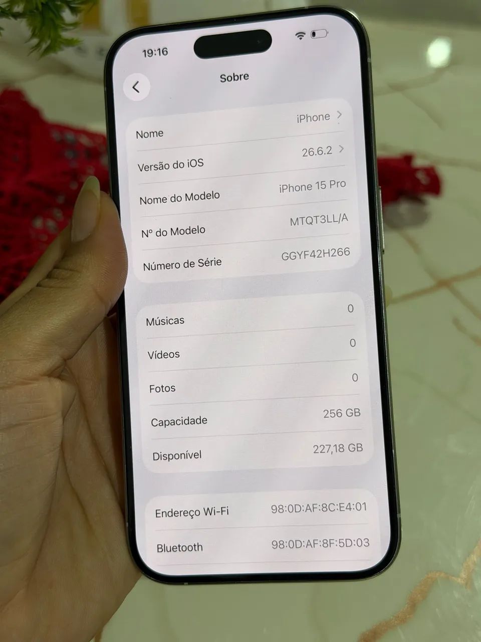 iPhone 15 PRO 256 GB Zero R$3.250 - Foto 3