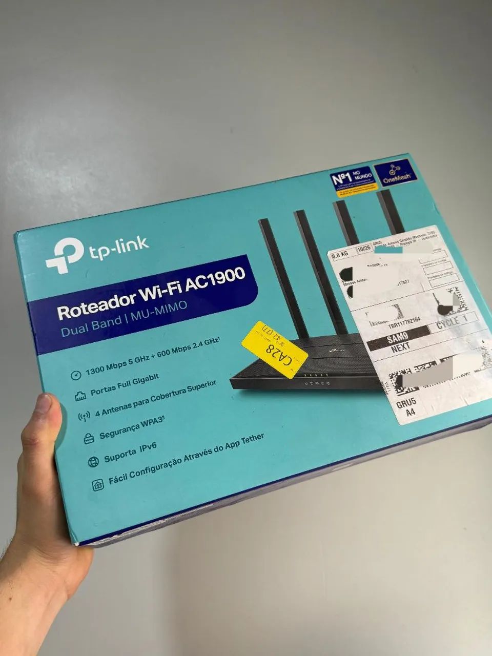 Roteador Wi-Fi Tp-Link AC1900 4 Antenas 1300 Mbps 5Ghz - Foto 5