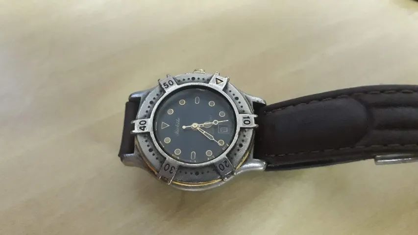 Relógio Michele Vintage Diver Style - está parado - Foto 4