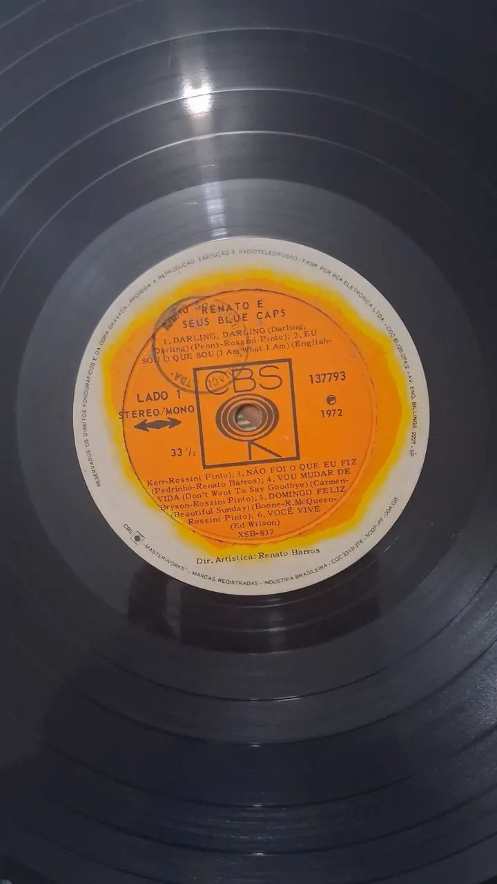 Lp Renato e seus blue caps 1972 usado - Foto 4