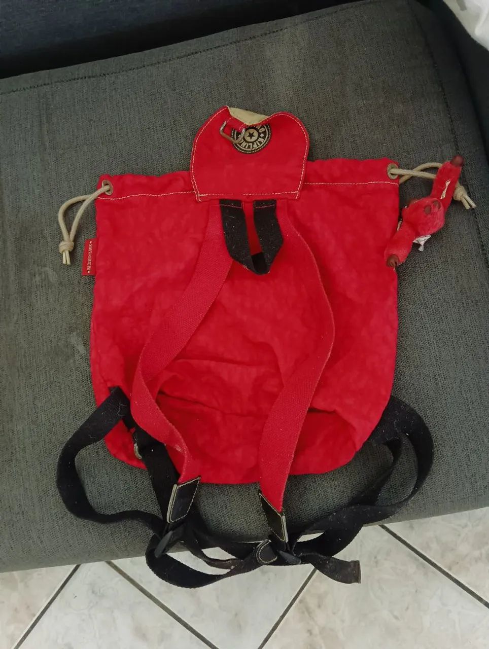Mochila Kipling vermelha - Foto 2