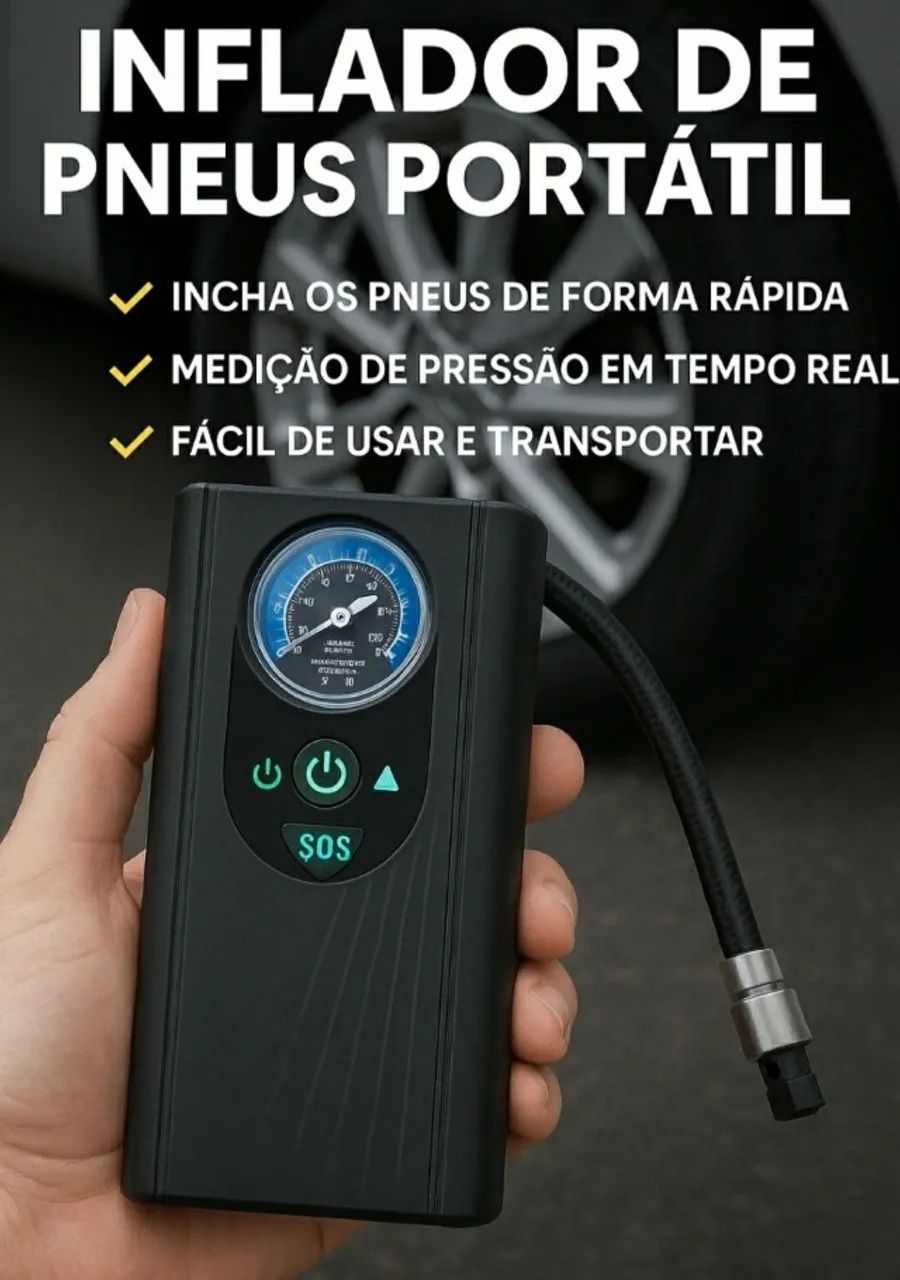 Compressor de ar elétrico Bomba de ar portátil 