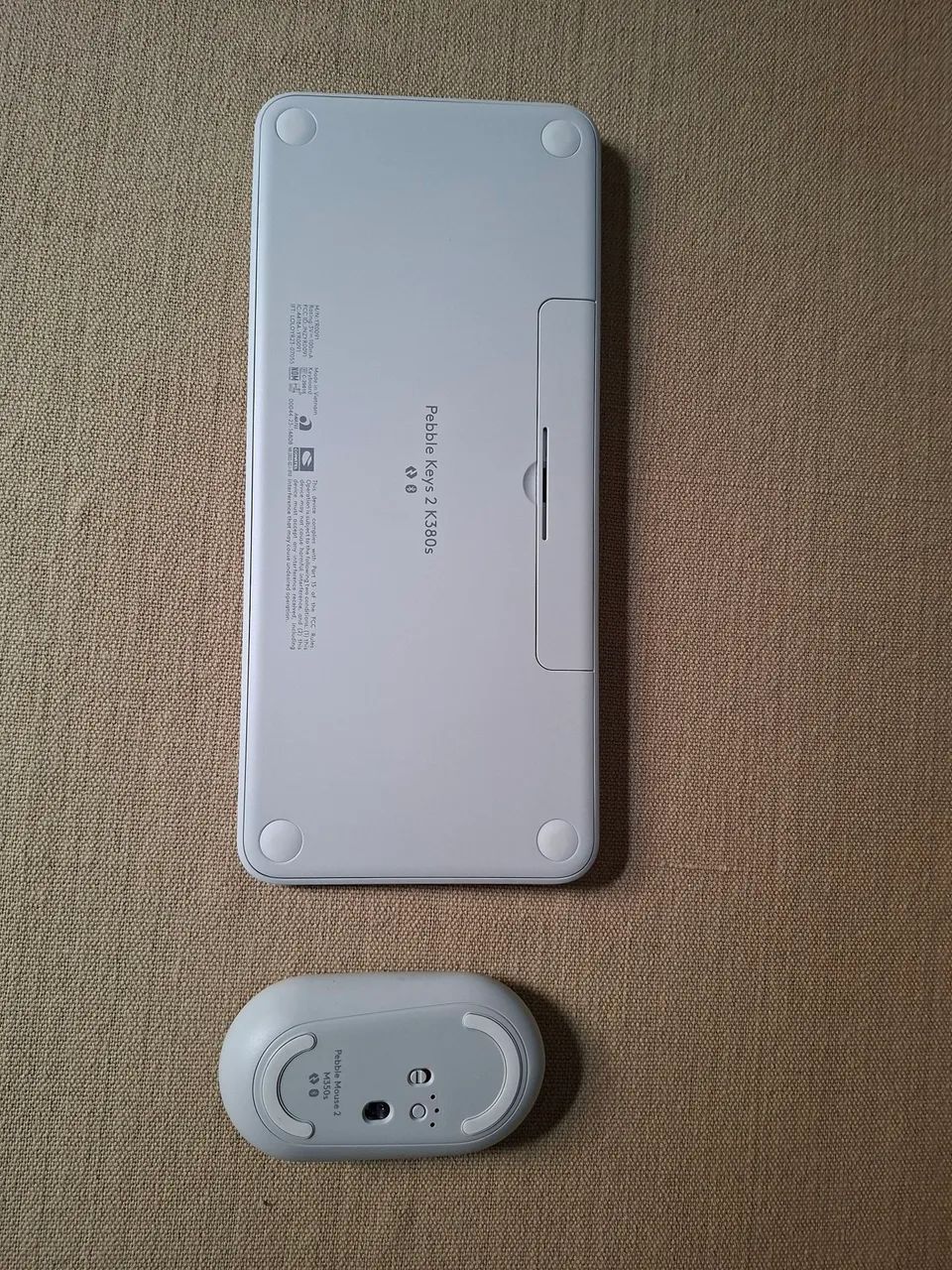 Kit Mouse Sem Fio Logitech Pebble 2 M350s e Teclado Pebble Keys 2 K380 *2 meses - Foto 2