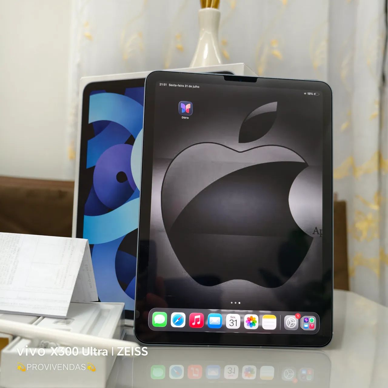 iPad Air 4ª Geração Wi-Fi + Cellular 256gb. completo, com NF e acessórios.act Olx pay. - Foto 2