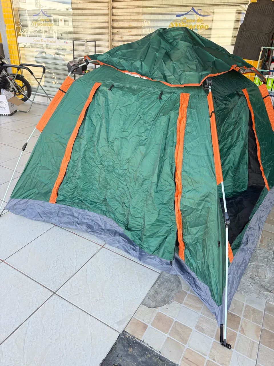 Barraca camping automática de 3 a 5 pessoas 