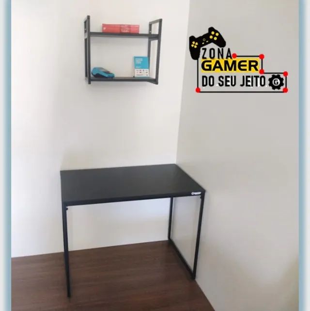 Mesa GAMER Reforçada NOVA Multiuso Estilo Industrial para Notebook Computador de Estudo - Foto 5
