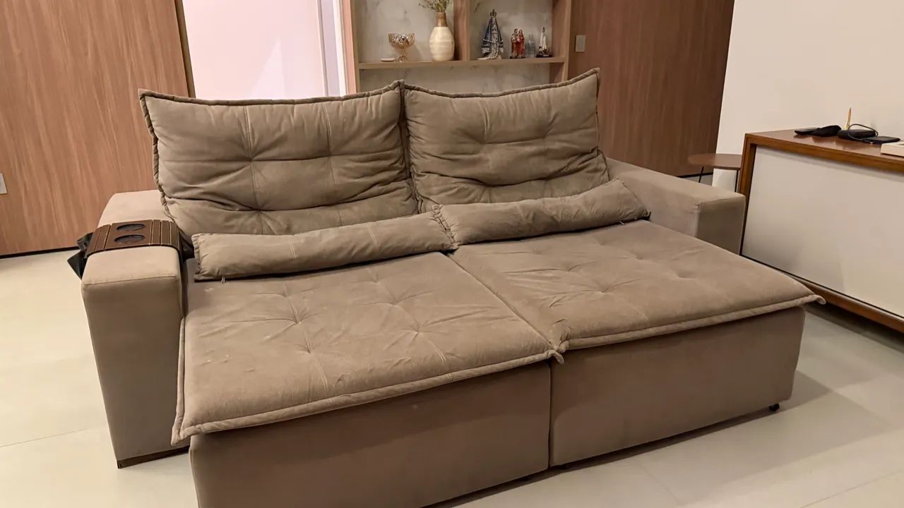 Sofá reclinável e retrátil  - Foto 4