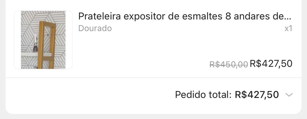 Esmalteiro / Prateleira Expositora 8 Andares - Preto e Branco - Foto 2