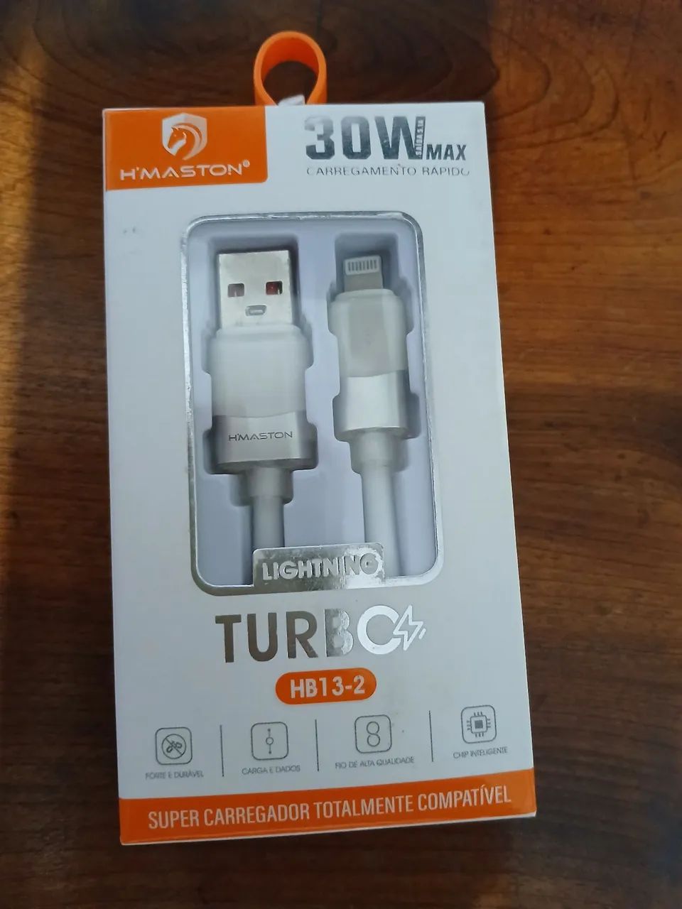 Cabo de carregador USB lighting turbo