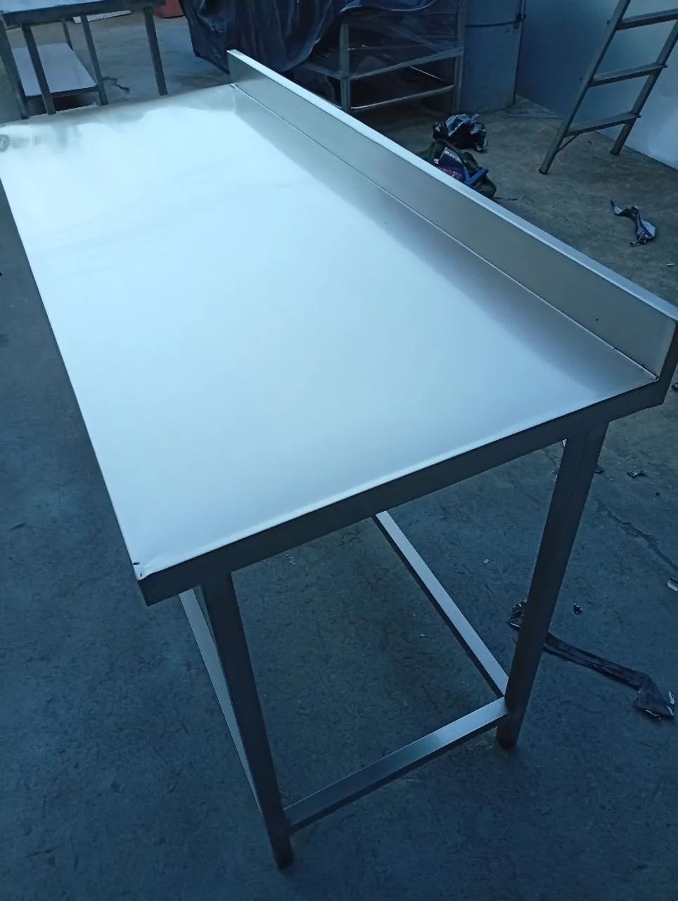 Bancada em Aço Inox 140x60x90cm
