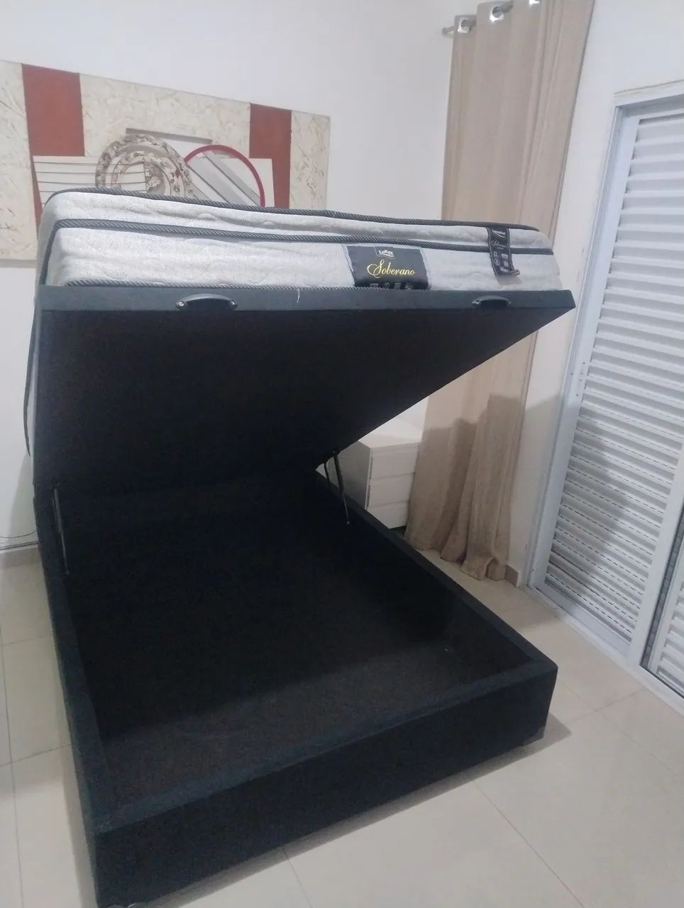Cama box de casal molas ensacadas - Foto 3