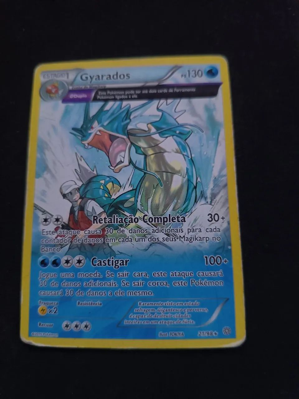Carta pokémon Gyarados 