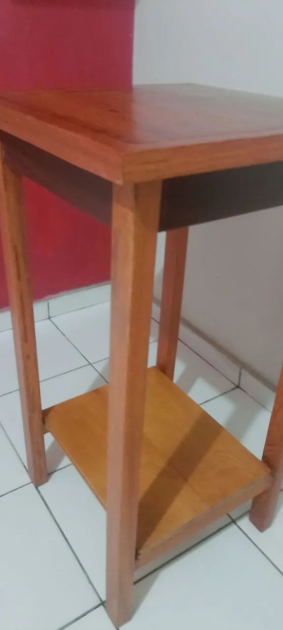 Mesa de canto em madeira de lei  - Foto 4
