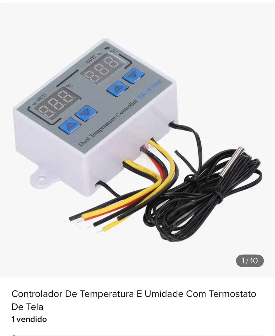 Controlador de temperatura e umidade com termostato - Foto 2