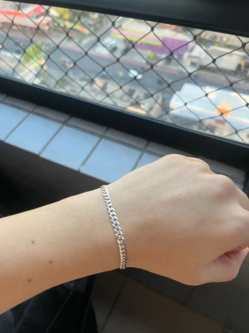 Kit corrente e pulseira de prata  - Foto 4