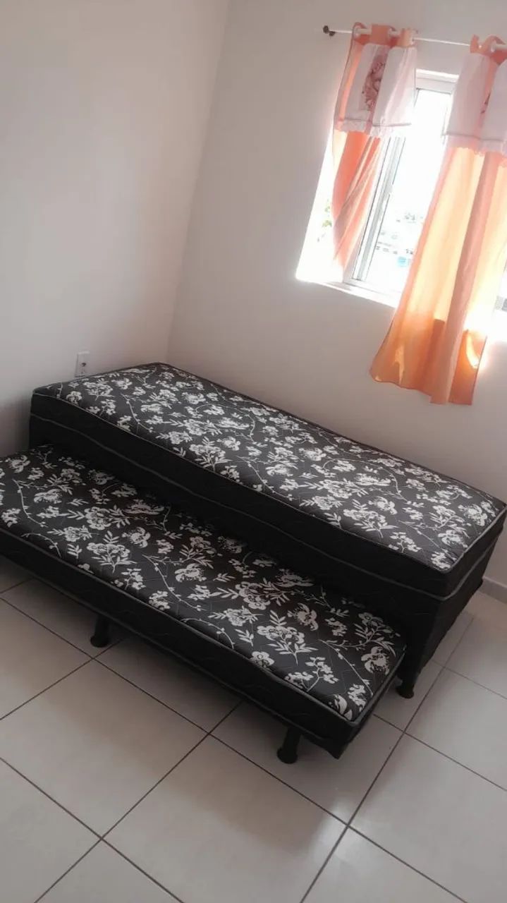 Cama box solteiro auxiliar 88x188 Ofertão 