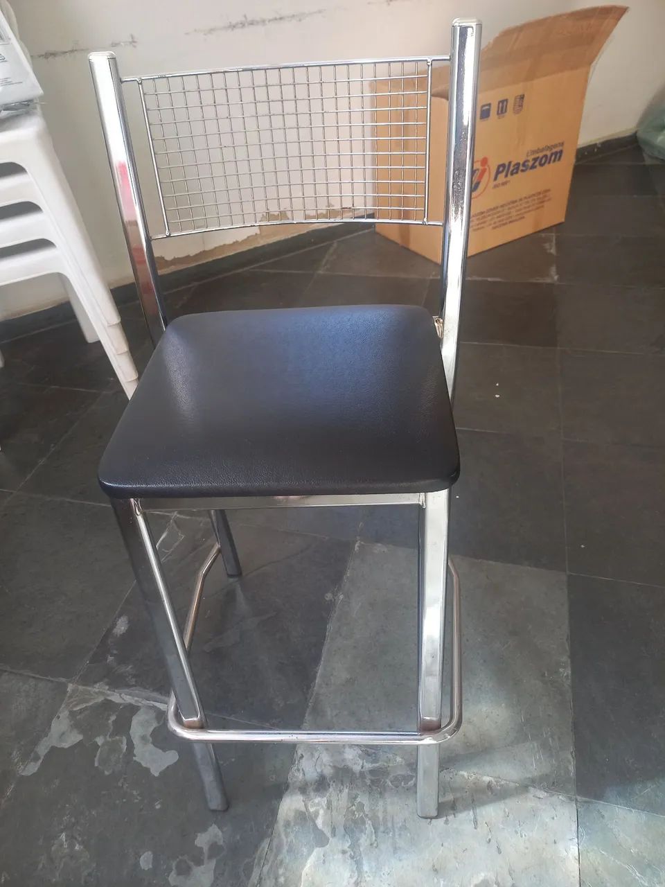 Banqueta em Inox 4 Cadeiras - Foto 3