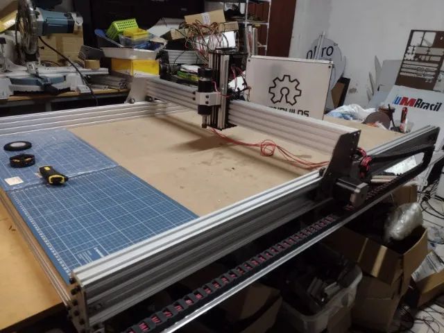 Cnc Router em aluminio inox sistema Vslot