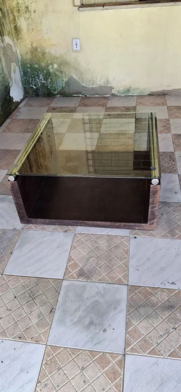 Mesa de centro com vidro  - Foto 2