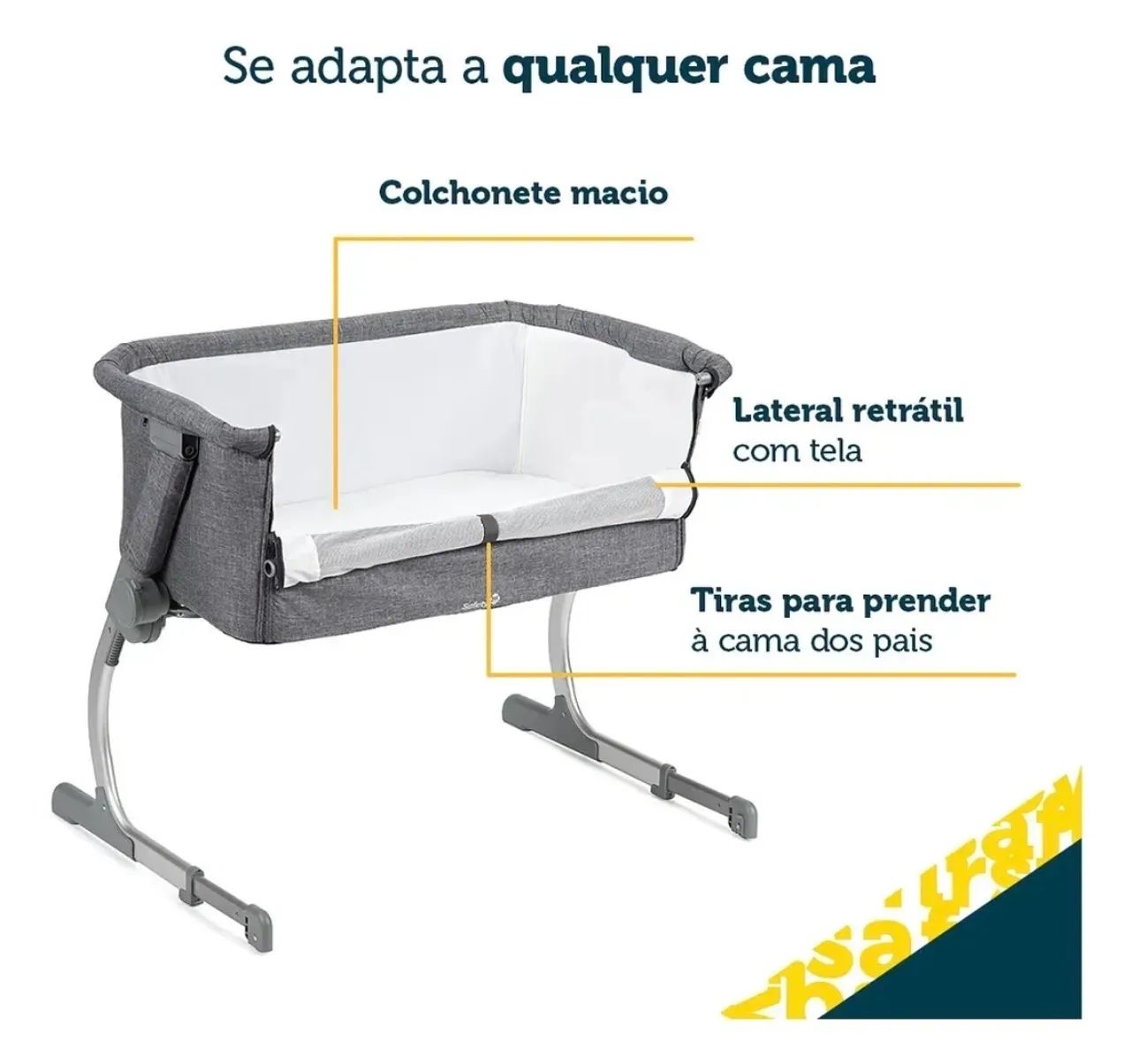 Berço portátil safety 1 - Foto 2