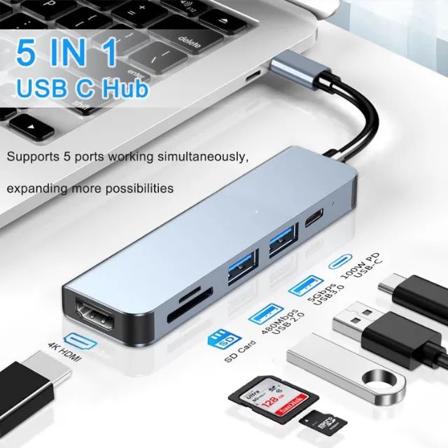 HUB/ADAPTADOR USB C - Foto 3